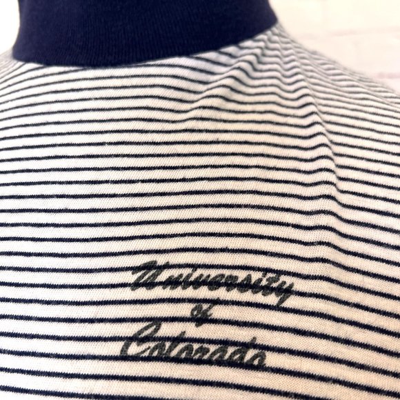 1950's University Of Colorado Tshirt - Striped - Size Medium - Picture 2 of 9